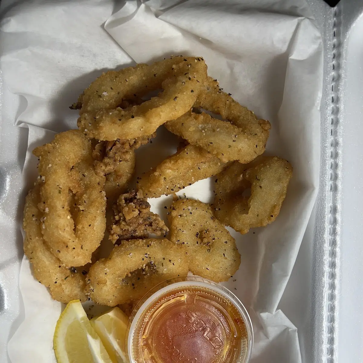 Salt and Pepper Calamari Rings