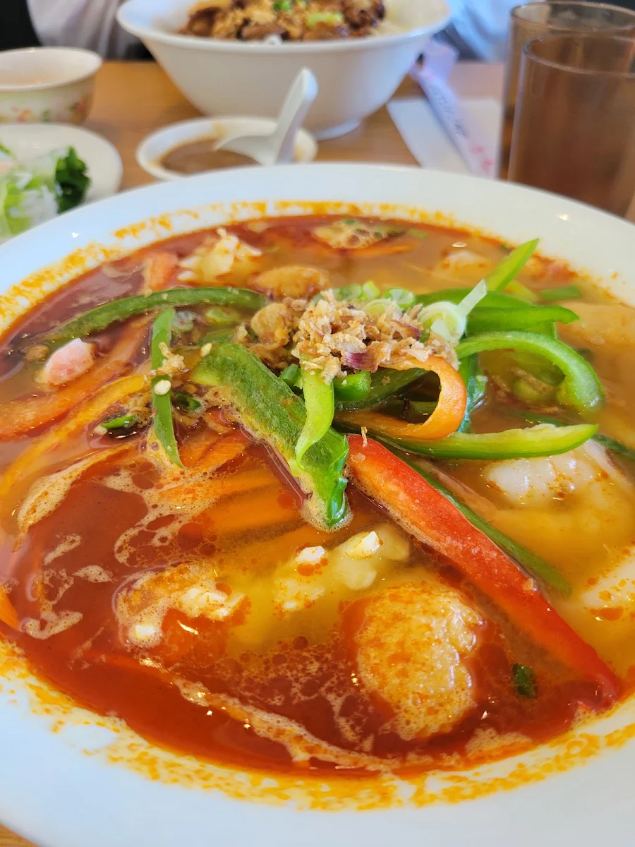 Thai Seafood Noodle Soup, Pho Dui Bo
