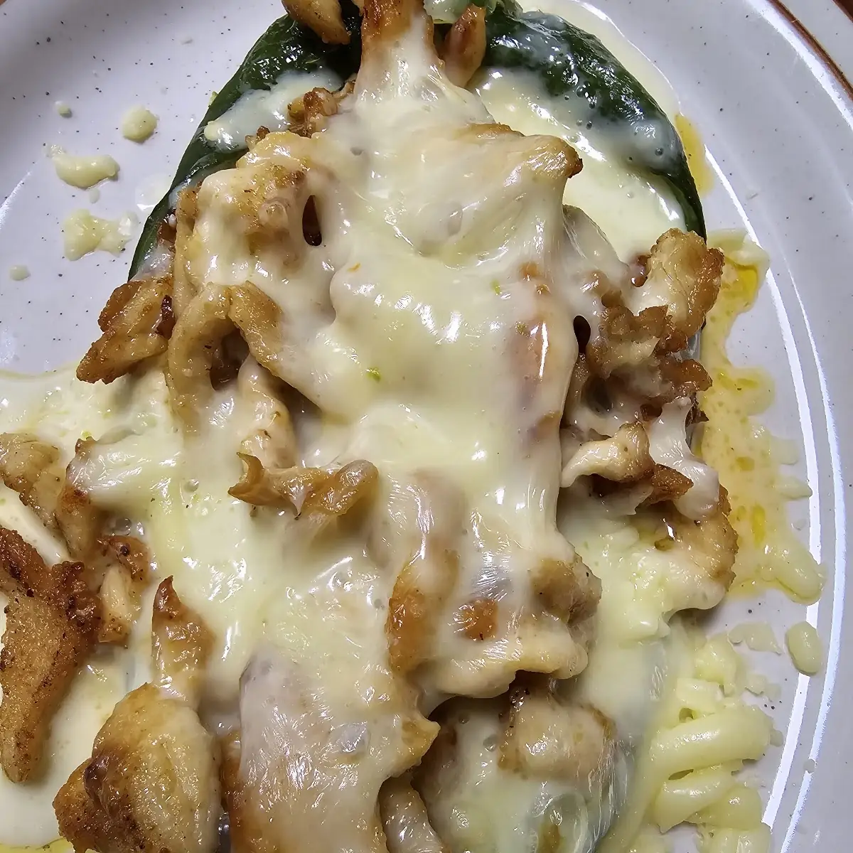 20. Chile Relleno, Taco, Rice, and Beans