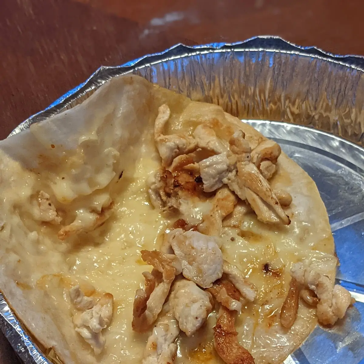 Shredded Chicken Quesadilla