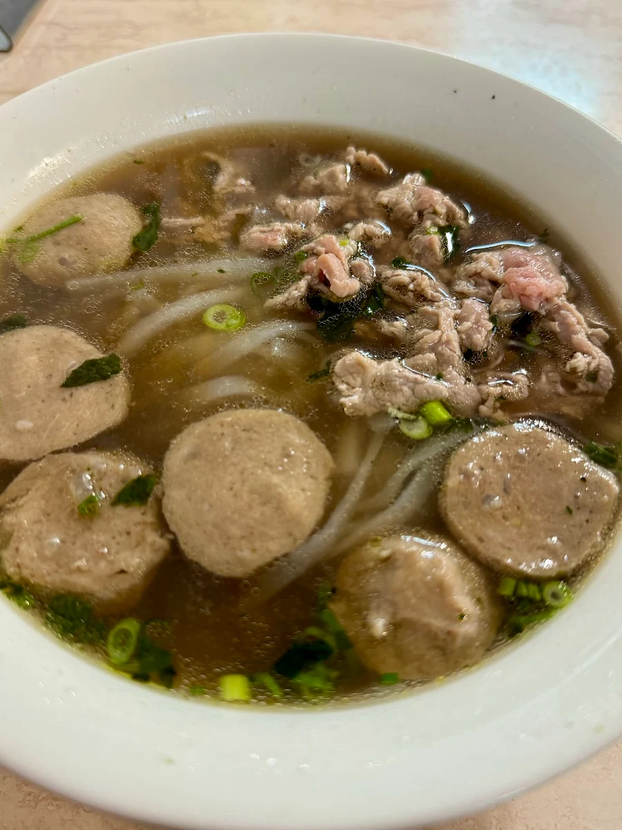 Beef & Meatballs Noodle Soup, Vietnamese Pho