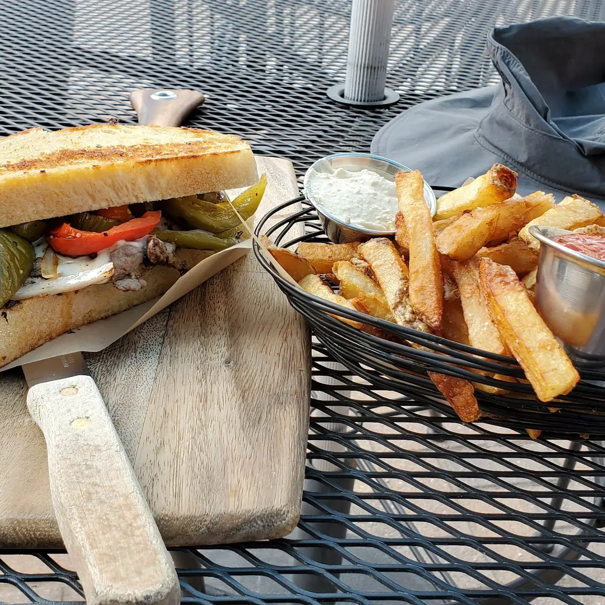 Philly Cheese Steak and Fries