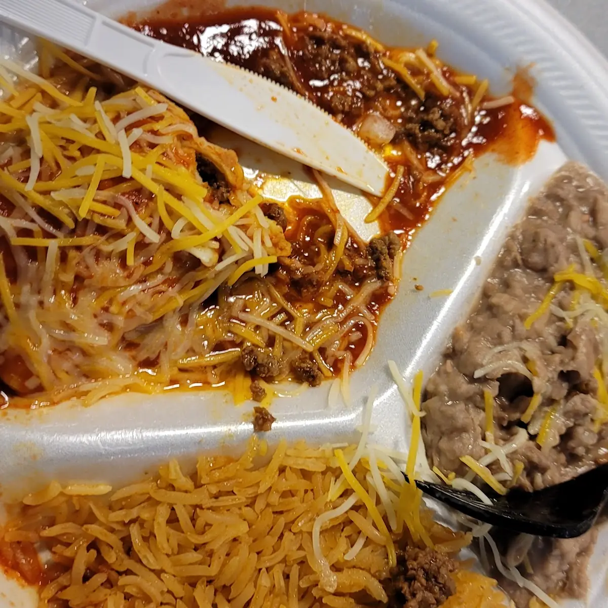 Combo 1 Taco & Enchilada Plate
