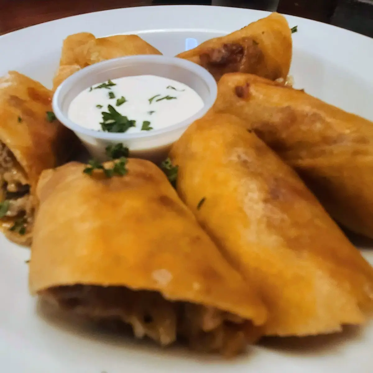 Philly Cheesesteak Spring Rolls