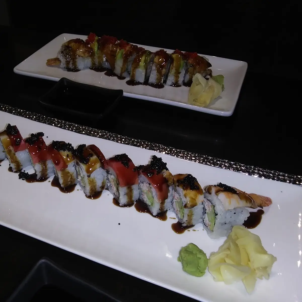 Rainbow Roll & Dragon Roll