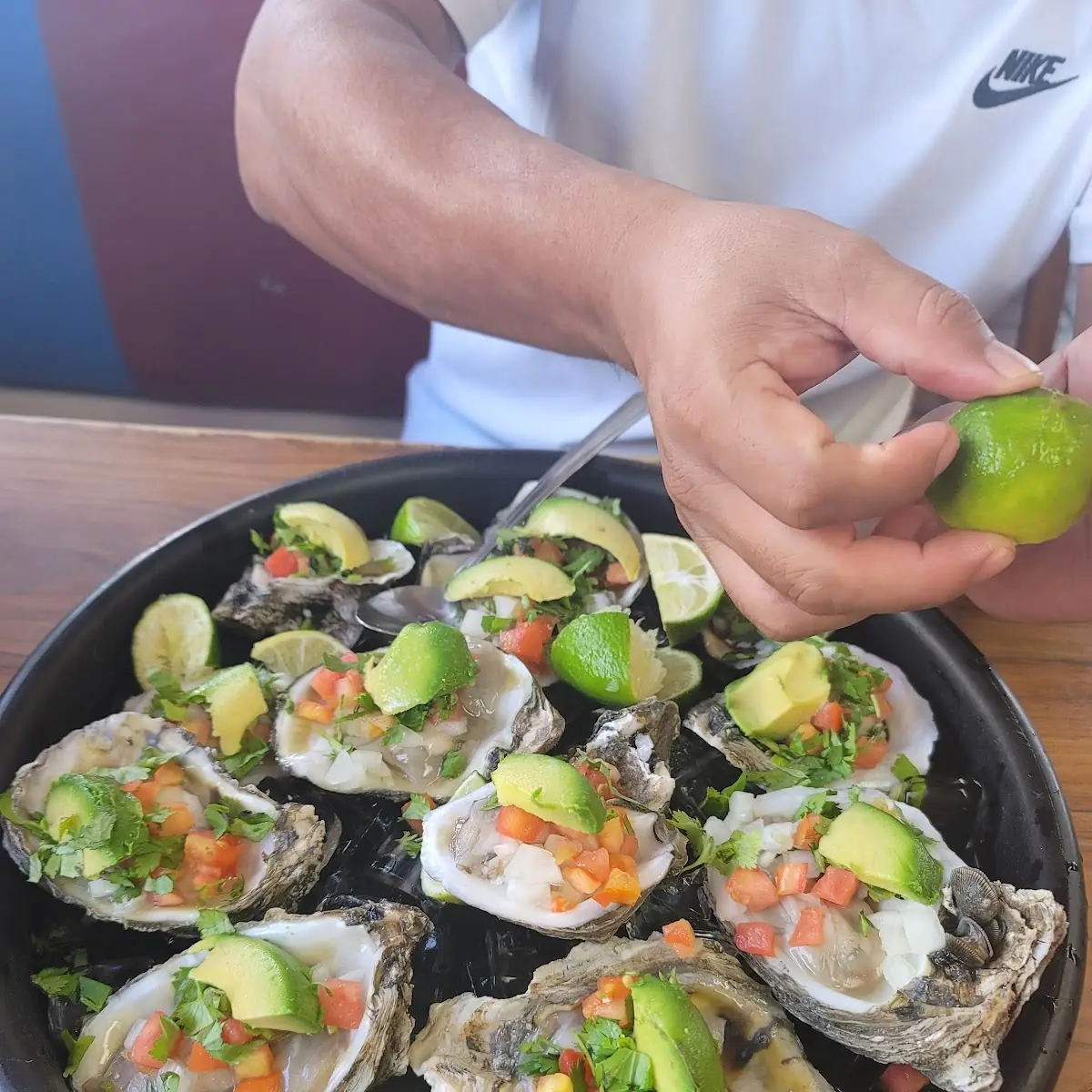 Plato De Ostiones En Su Concha