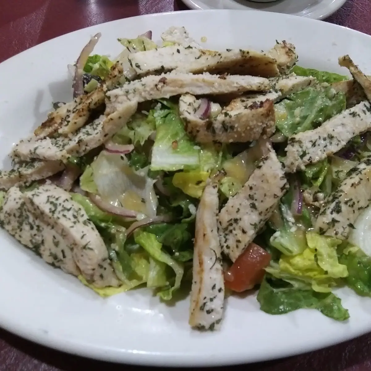 Greek Salad with Grilled Chicken