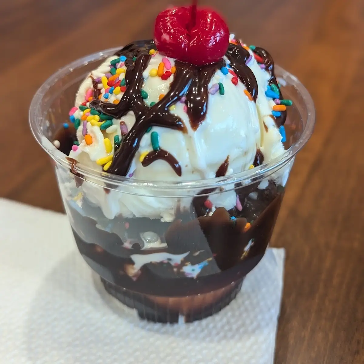 Hot Fudge Brownie