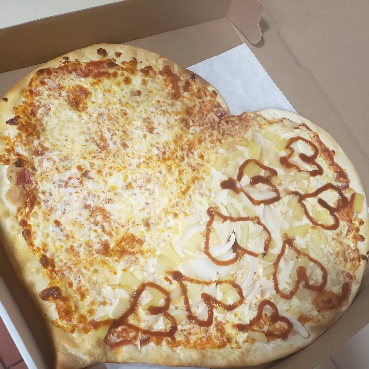 Heart Shaped Pizza