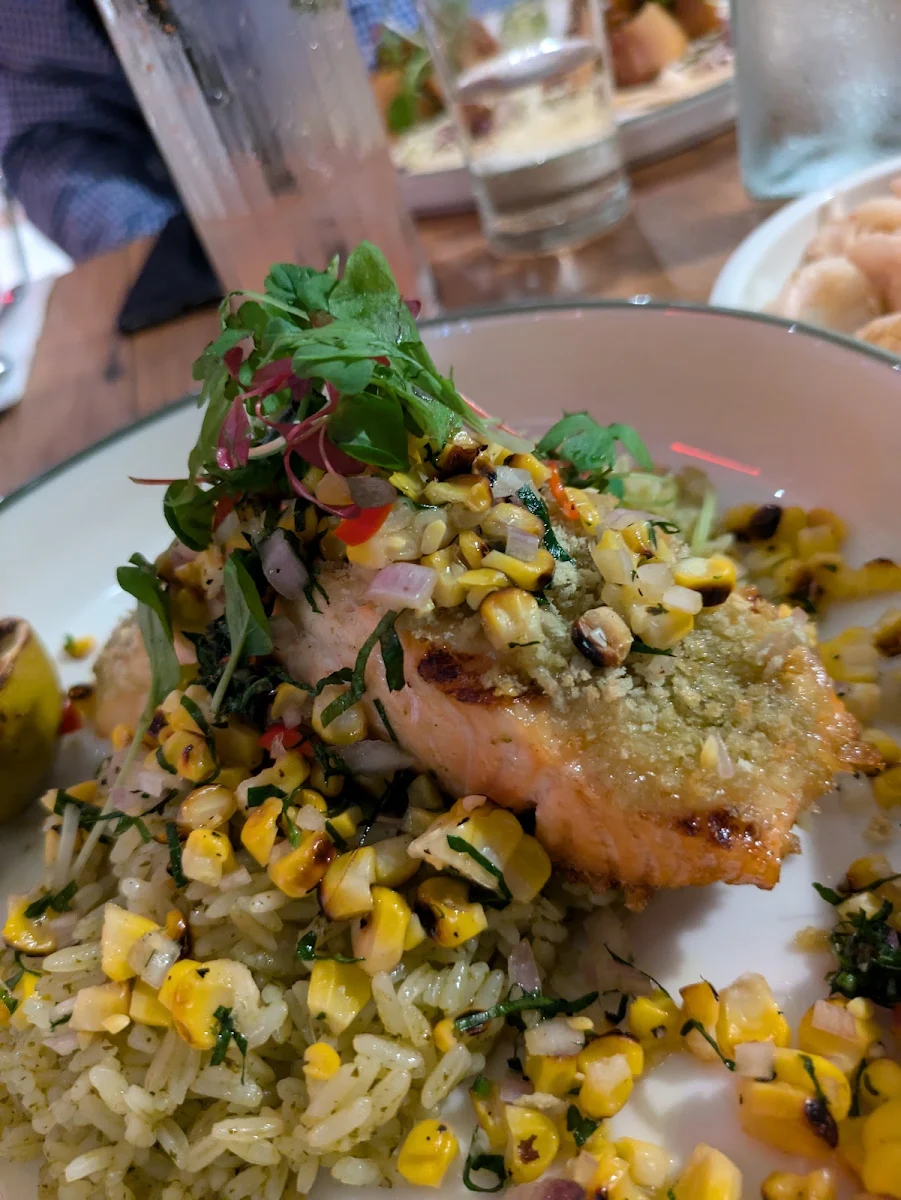 Salmon Cocido, Poca Madre Restaurant
