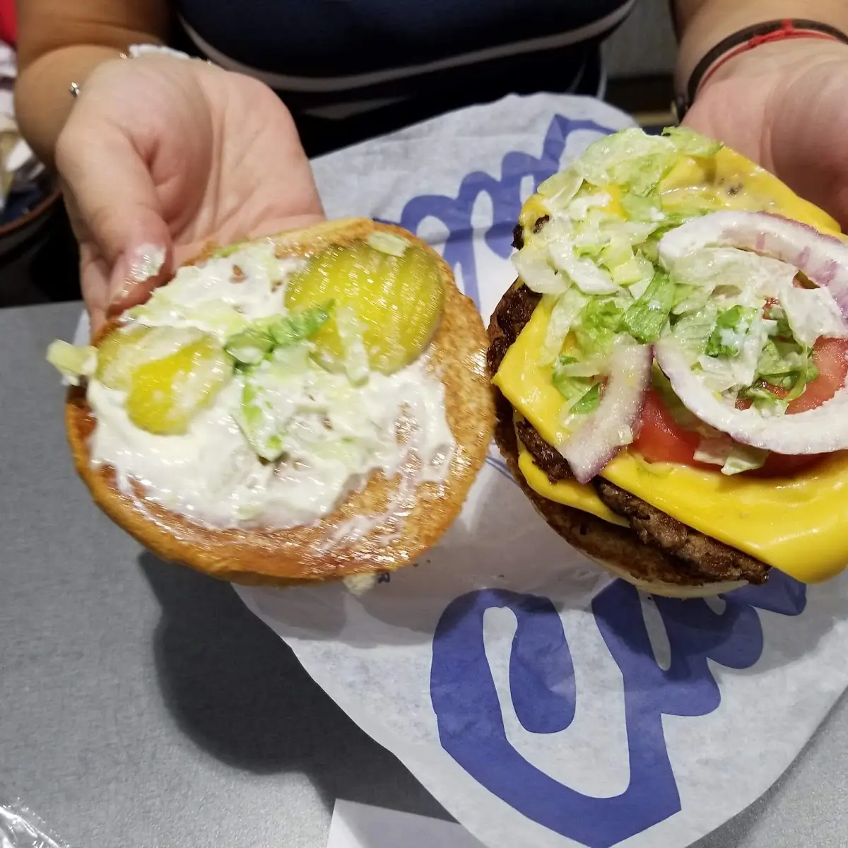 Burger Lacking