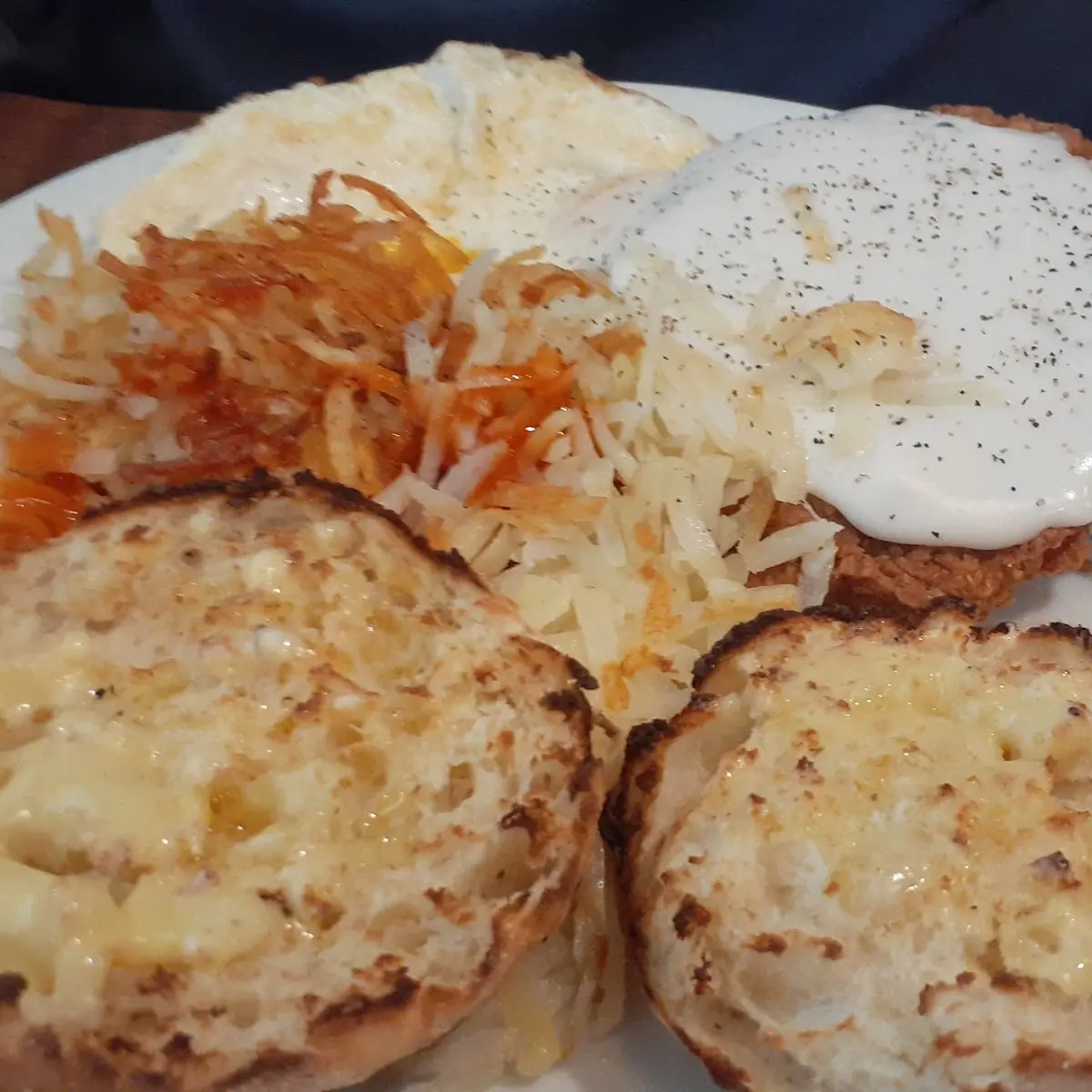 Chicken Fried Steak and Eggs