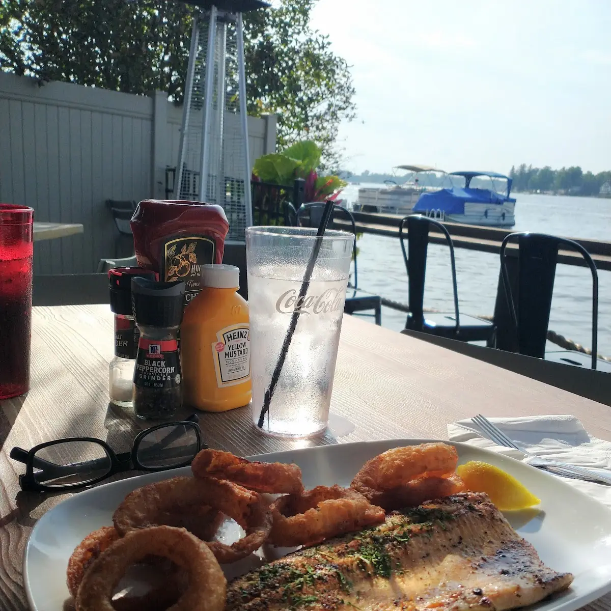 Trout and Onion Rings