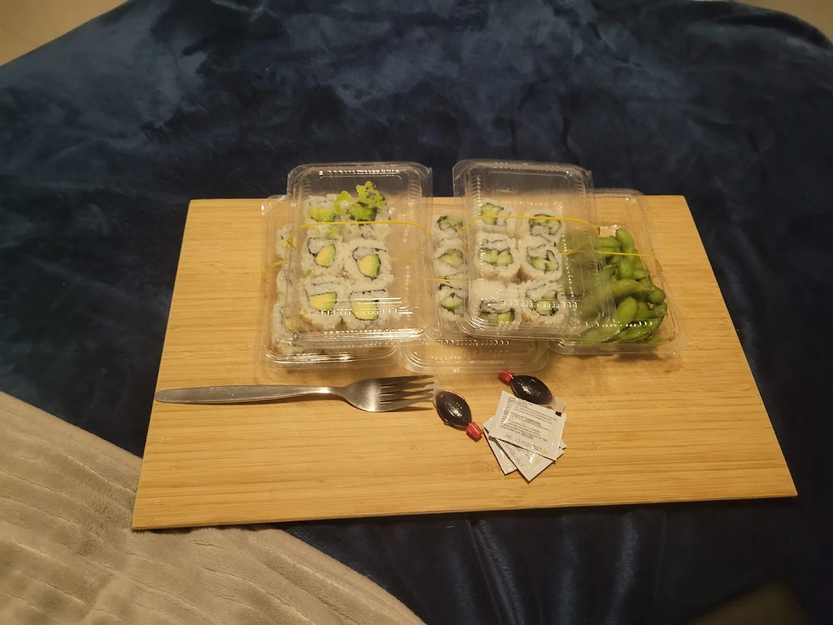 Avocado Roll Cucumber Roll Edamame, Kumo Japanese Cuisine