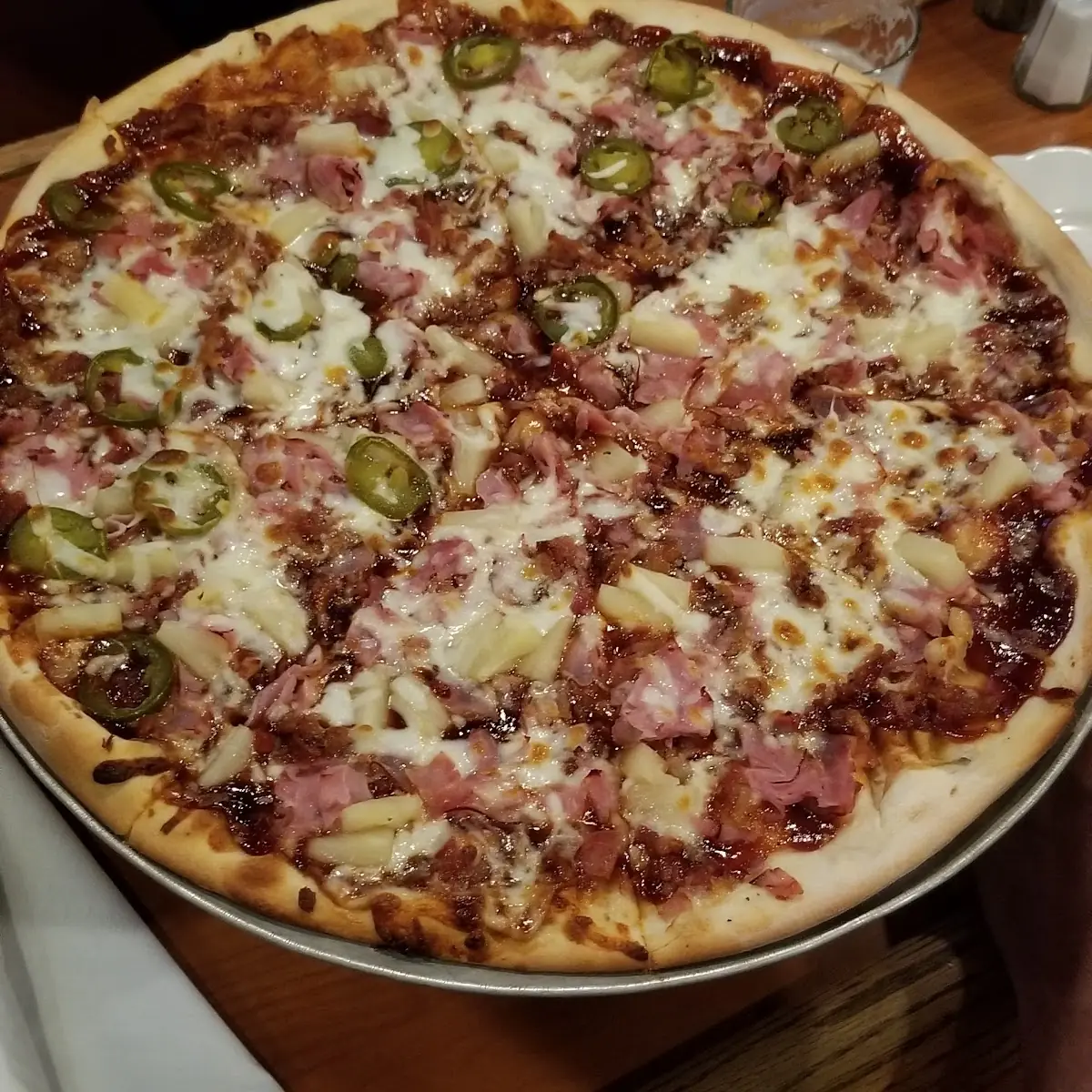 Pizza with BBQ Sauce
