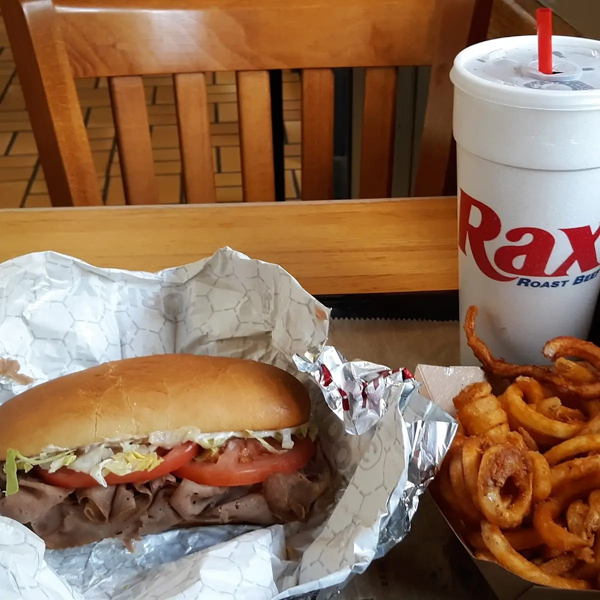 Deluxe Roast Beef with Curly Fries