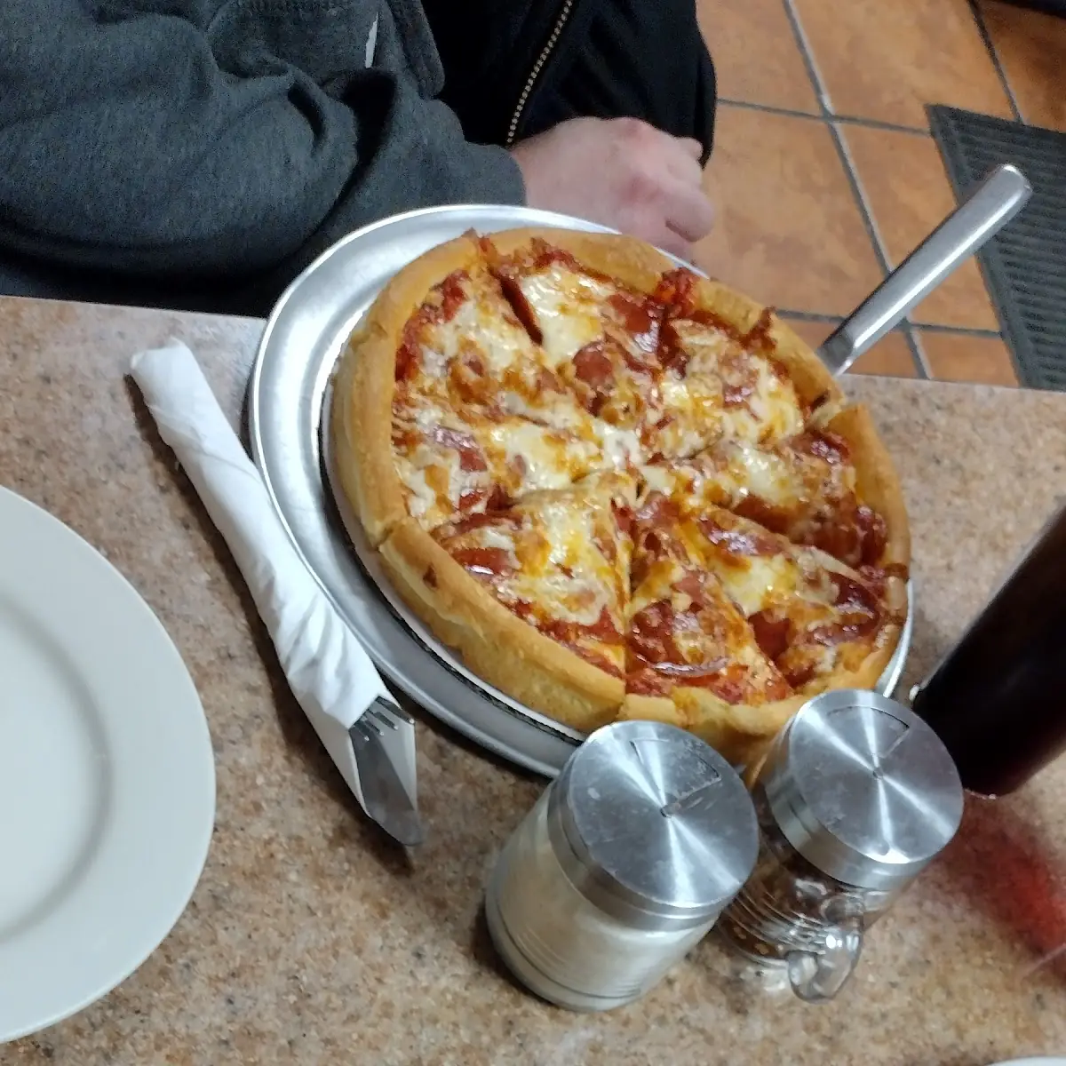 Cheese Pizza and Pepperoni Pizza