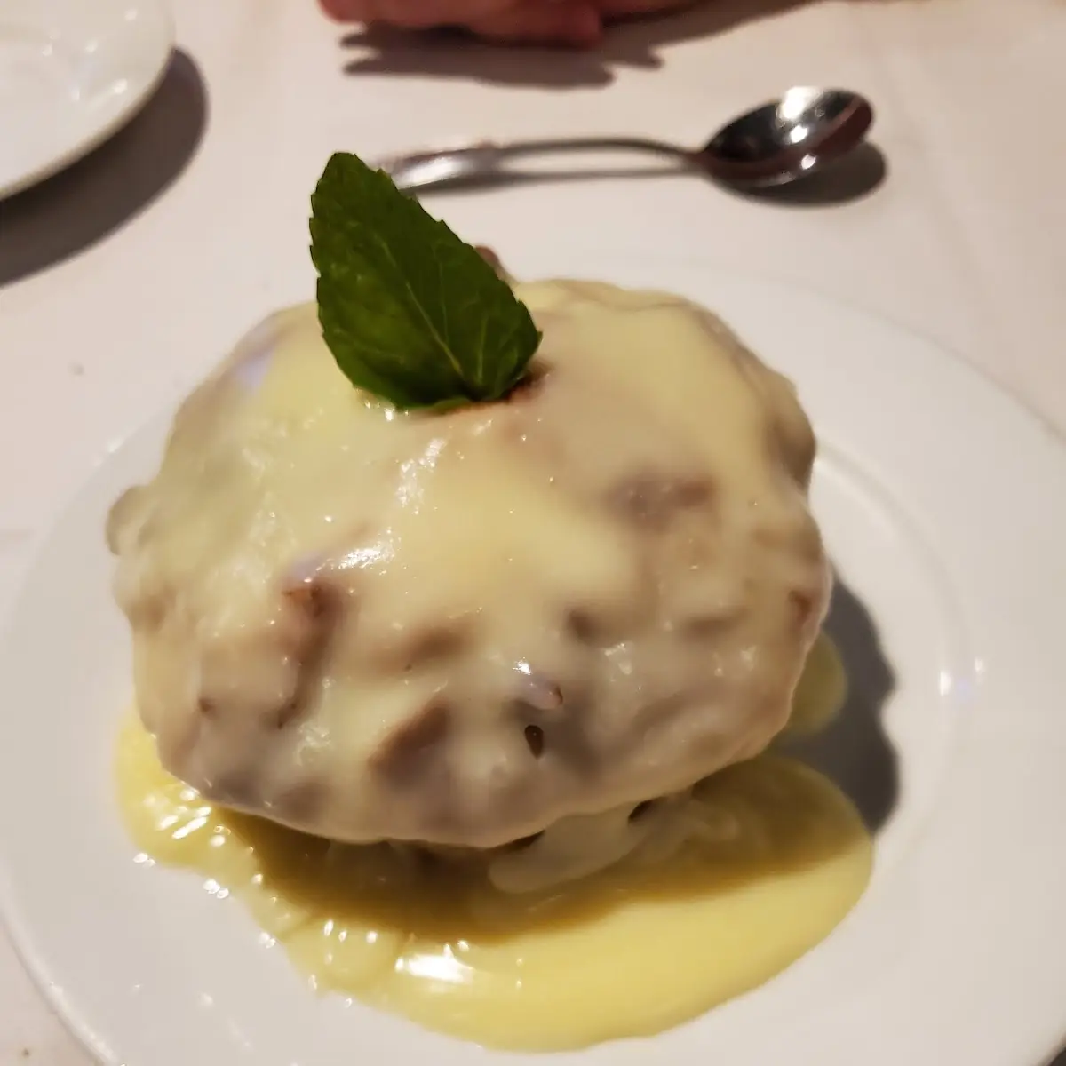 White Chocolate Bread Pudding