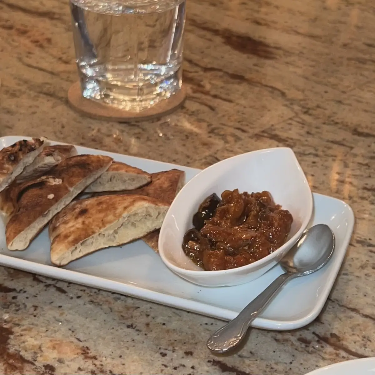 Pita Bread & Eggplant Dip