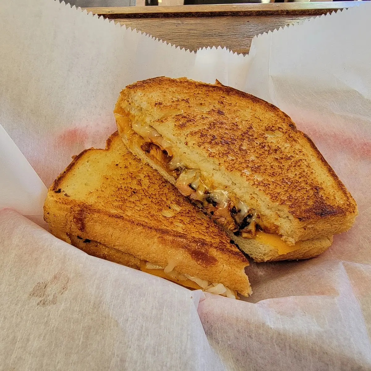 Chipotle Chicken Grilled Cheese