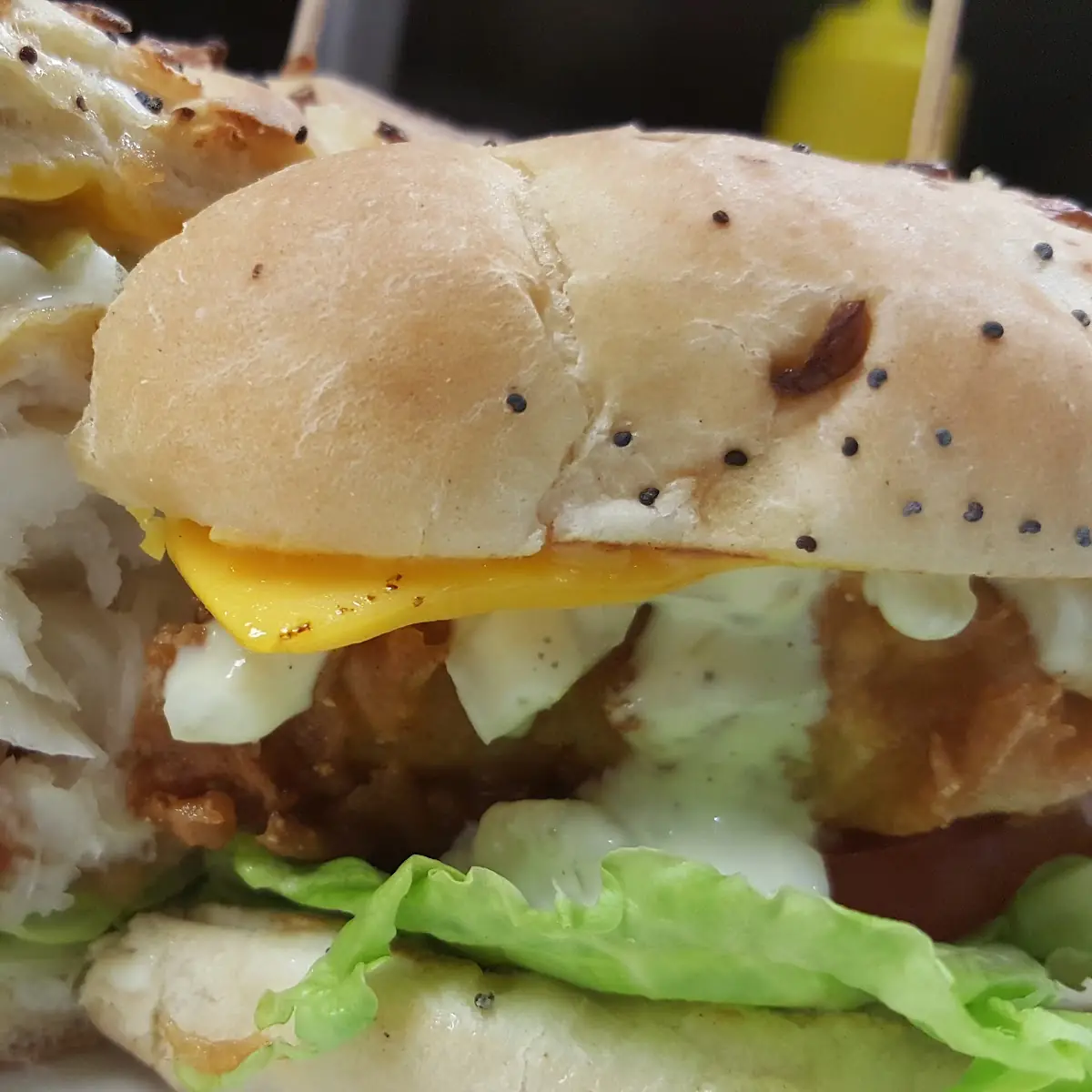 Fish Sandwich with Cheese