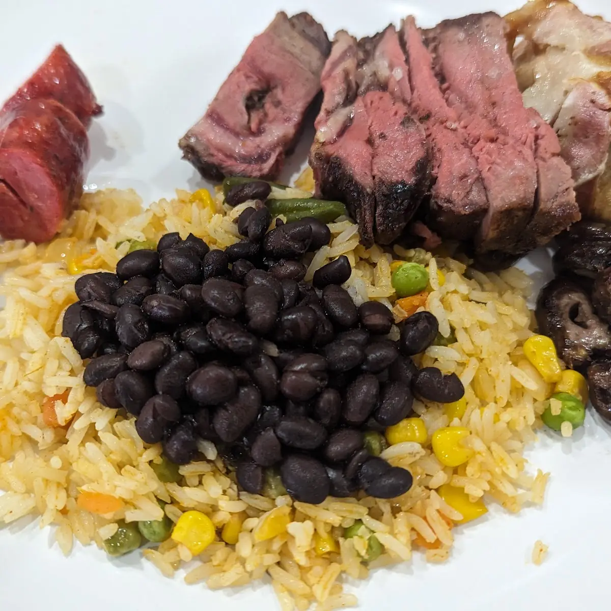 Rice and Black Beans with Beef