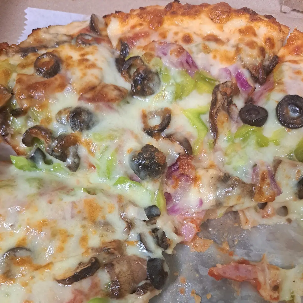 Veggie Pizza w Ham