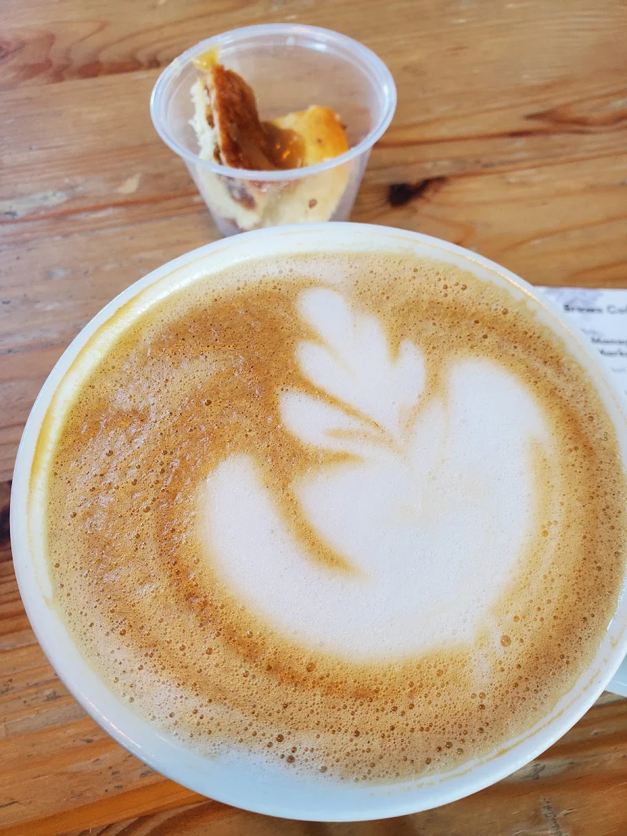 Maple Latte & Cinnamon Roll