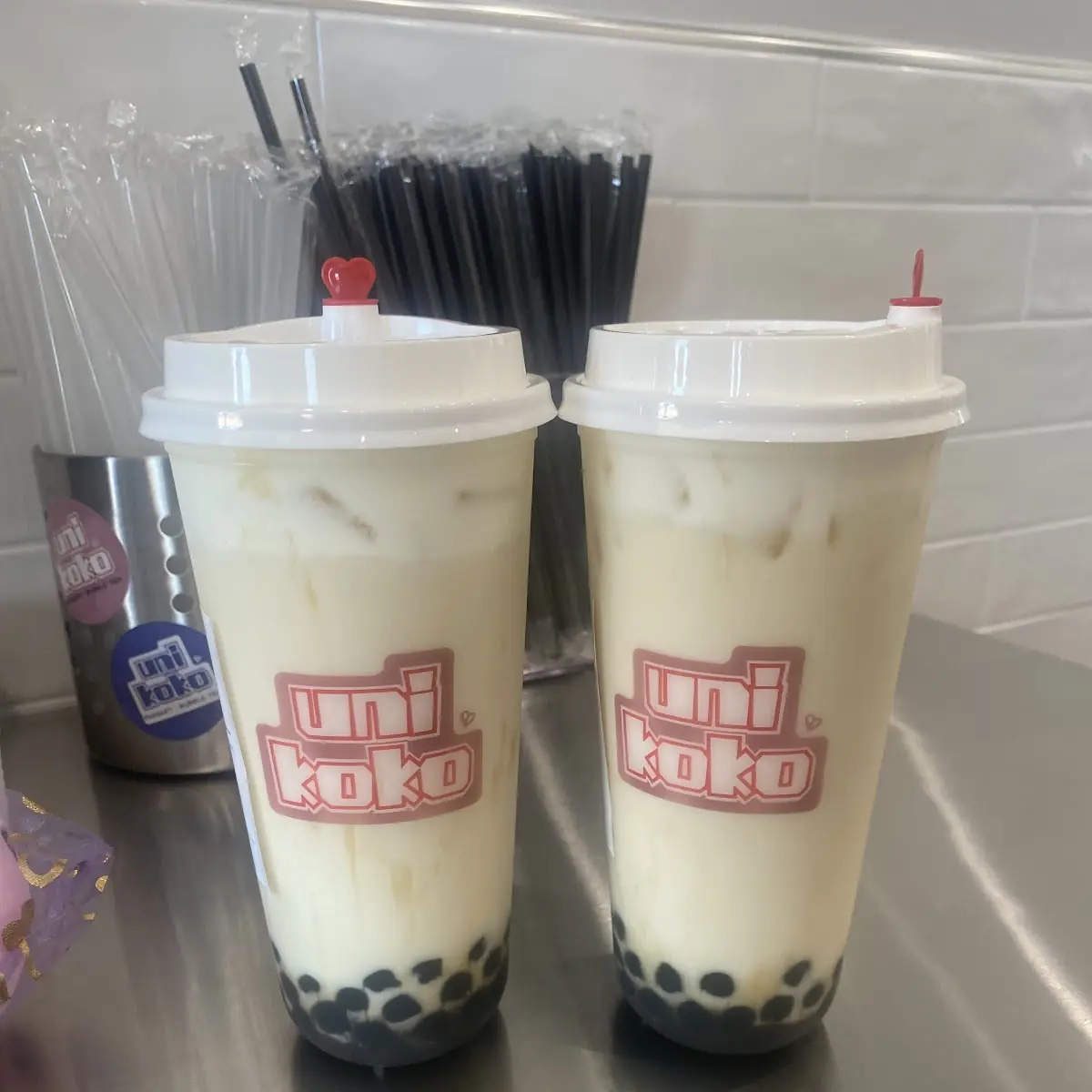 Peach Oolong Tea with Cheese Cap
