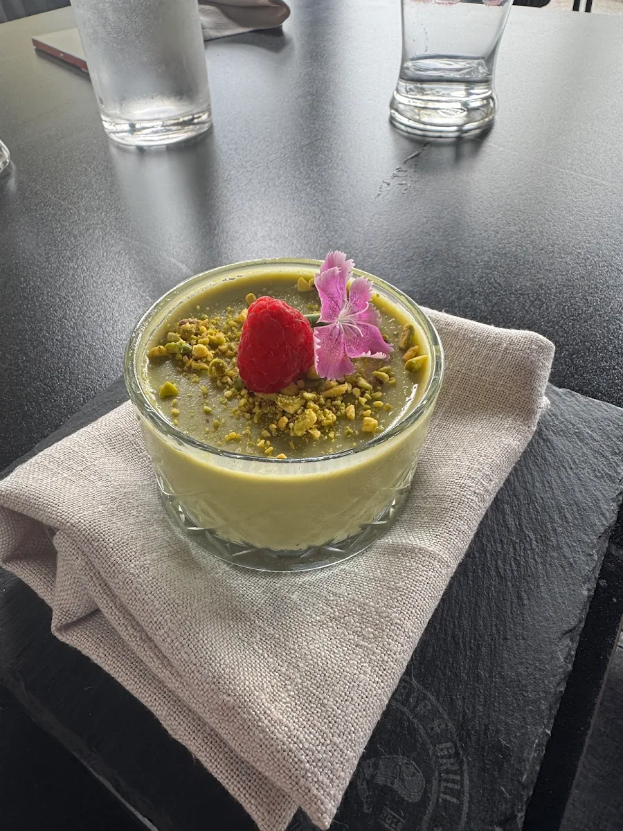 Pistachio Panna Cotta, Elements Bar and Grill Pyrmont