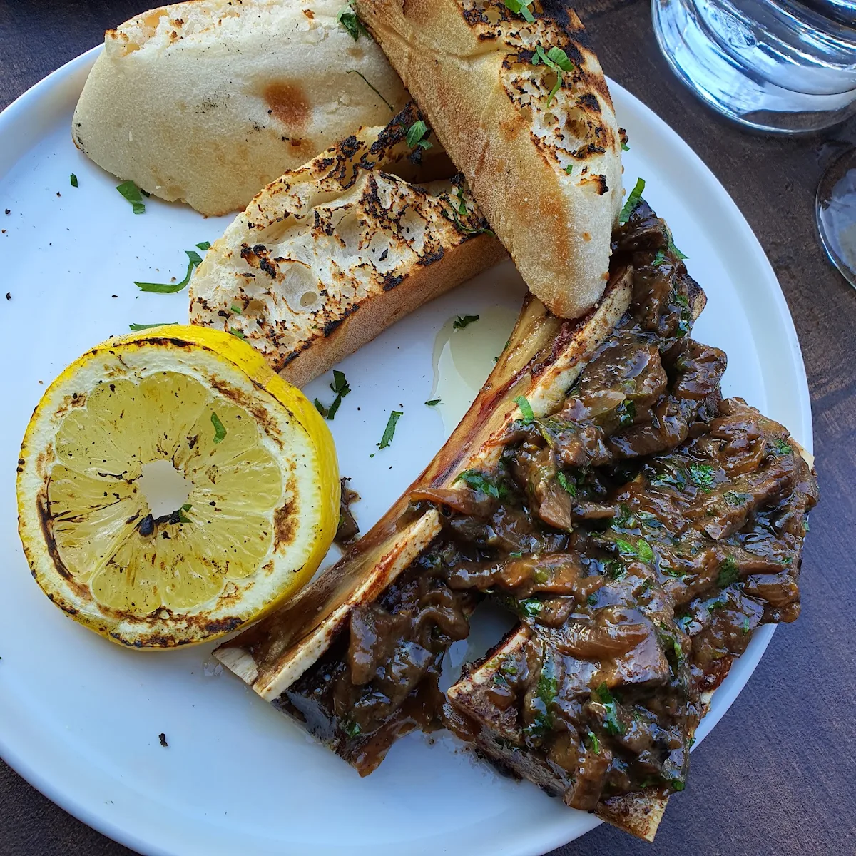 Signature Roasted Bone Marrow, Elements Bar and Grill Pyrmont