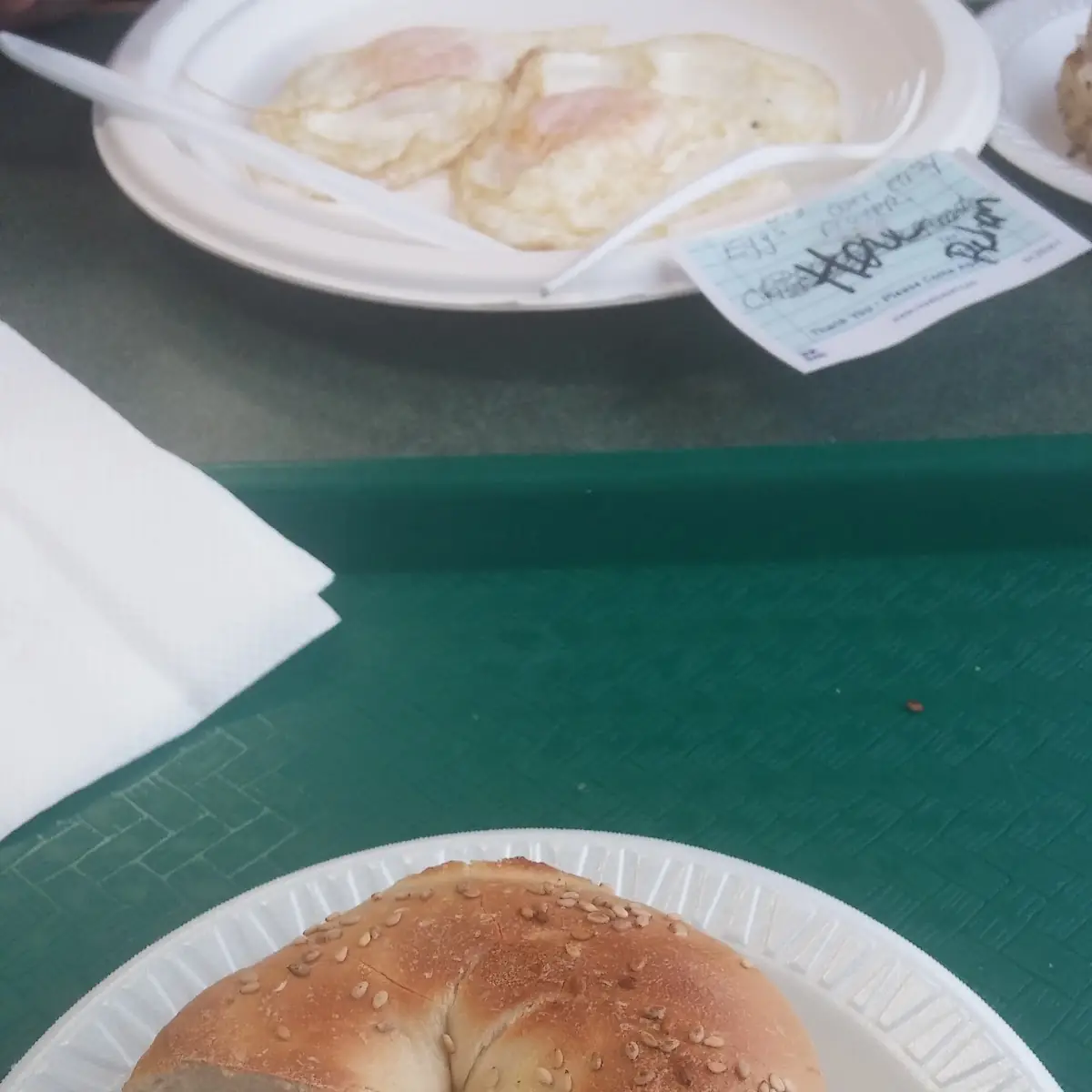 Sesame Bagel with Scallion Cream Cheese