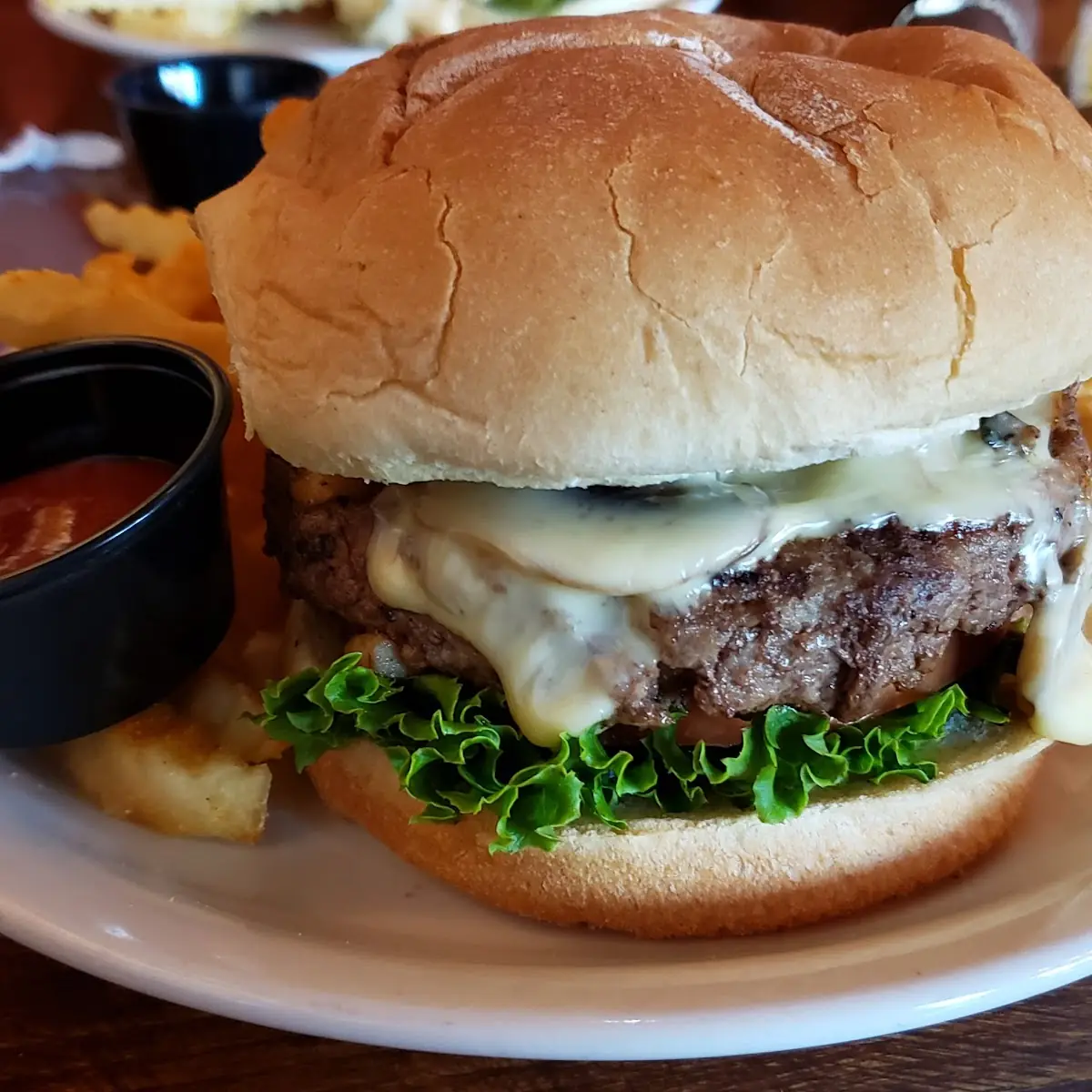 Mushroom & Swiss Burger