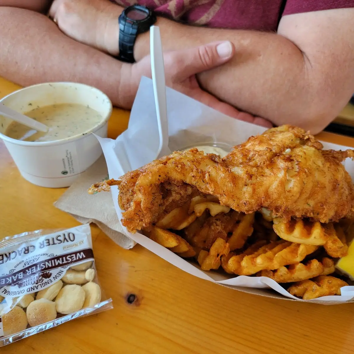 Fish and Chips and Clam Chowder