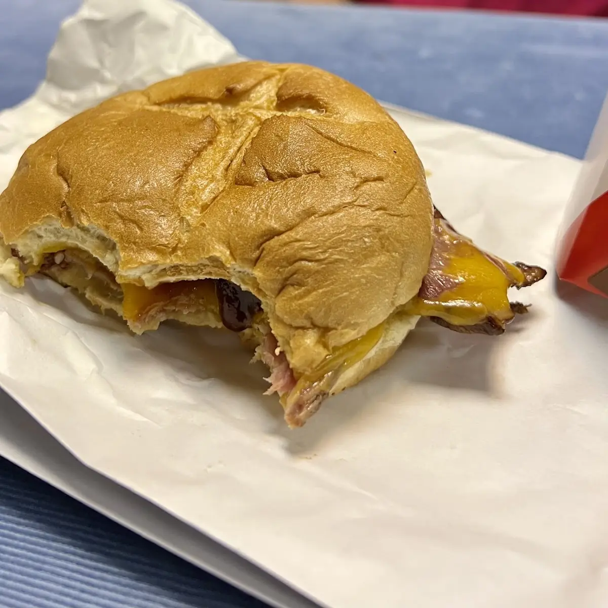 Quarter Pound Chopped Brisket Sandwich