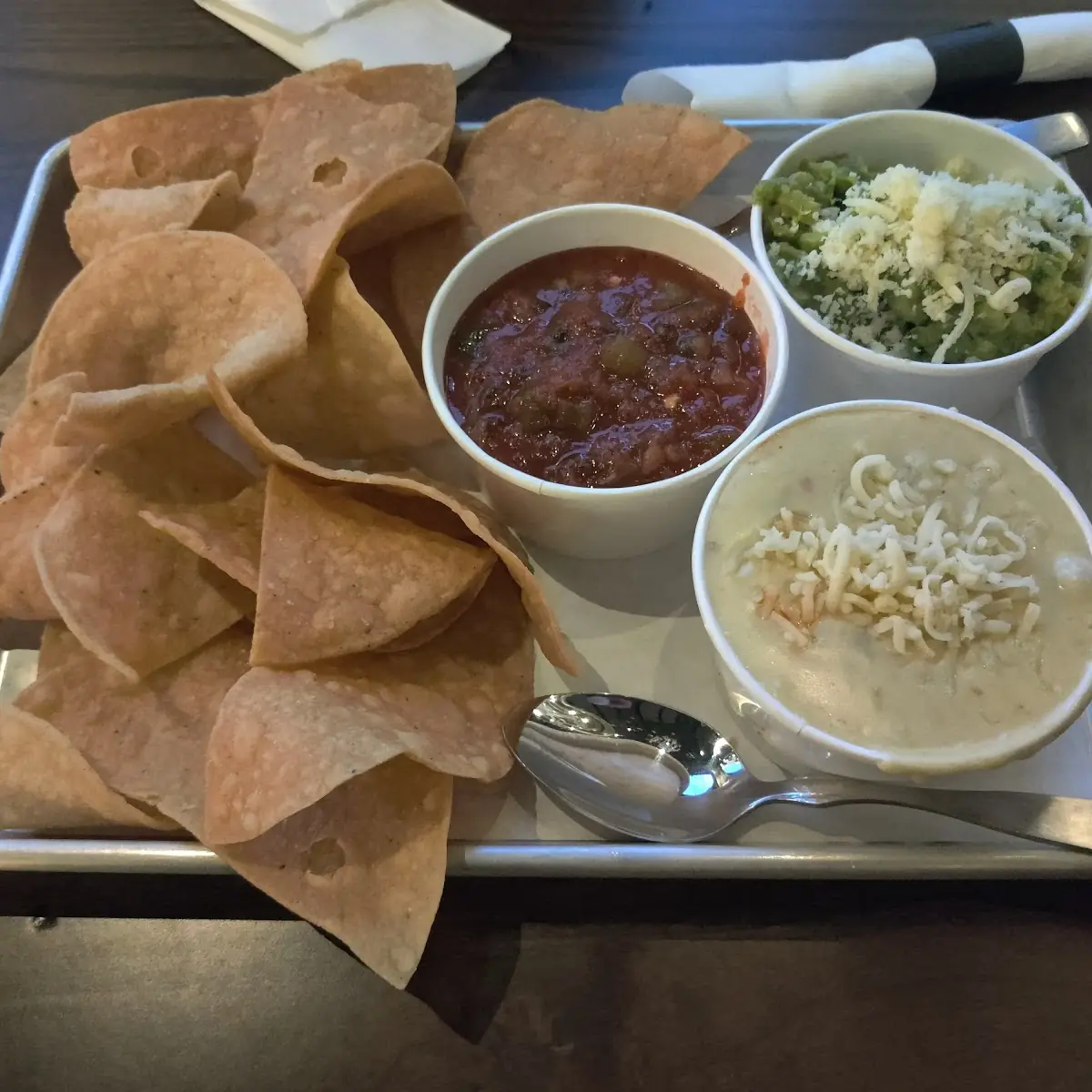 Crispy Tortilla Chips and Chunky Salsa