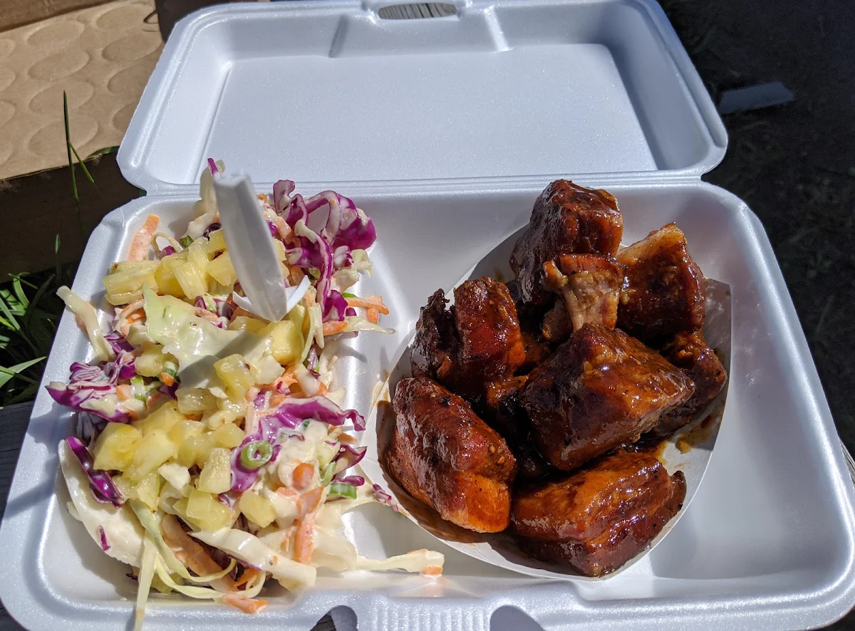 Pineapple Slaw and Potato Salad