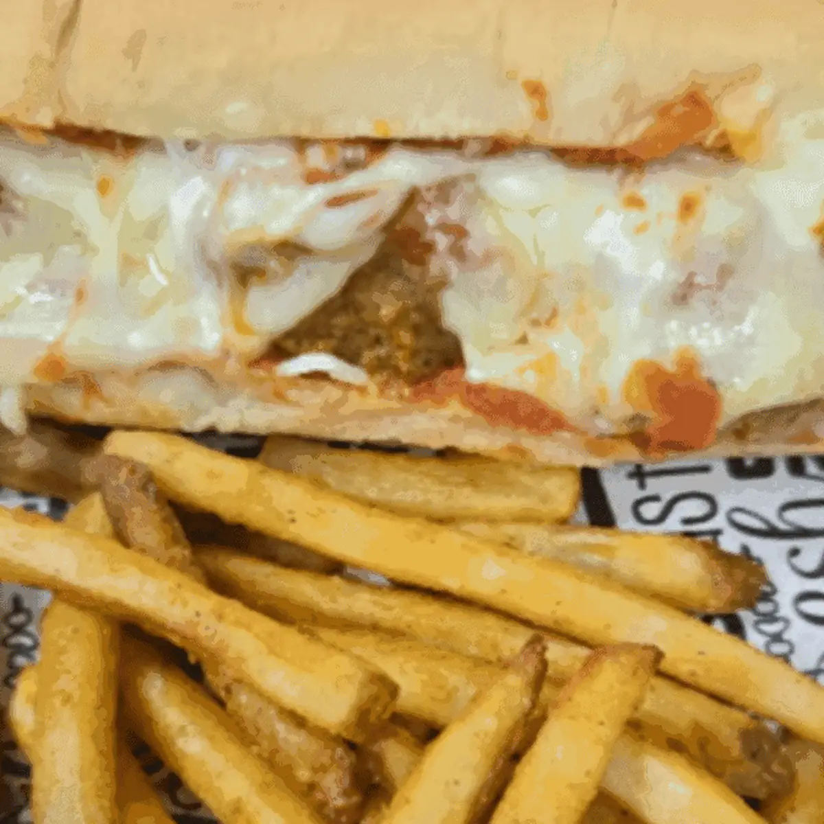 Italian Meatball Sub Fries