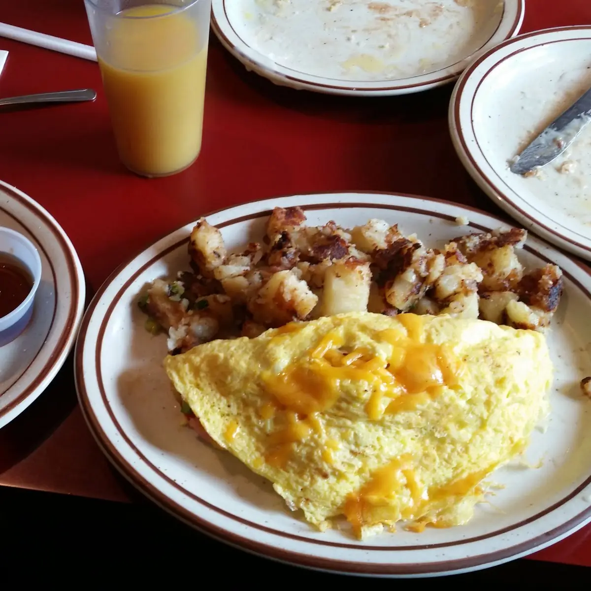 Biscuits and Gravy with Hash Browns