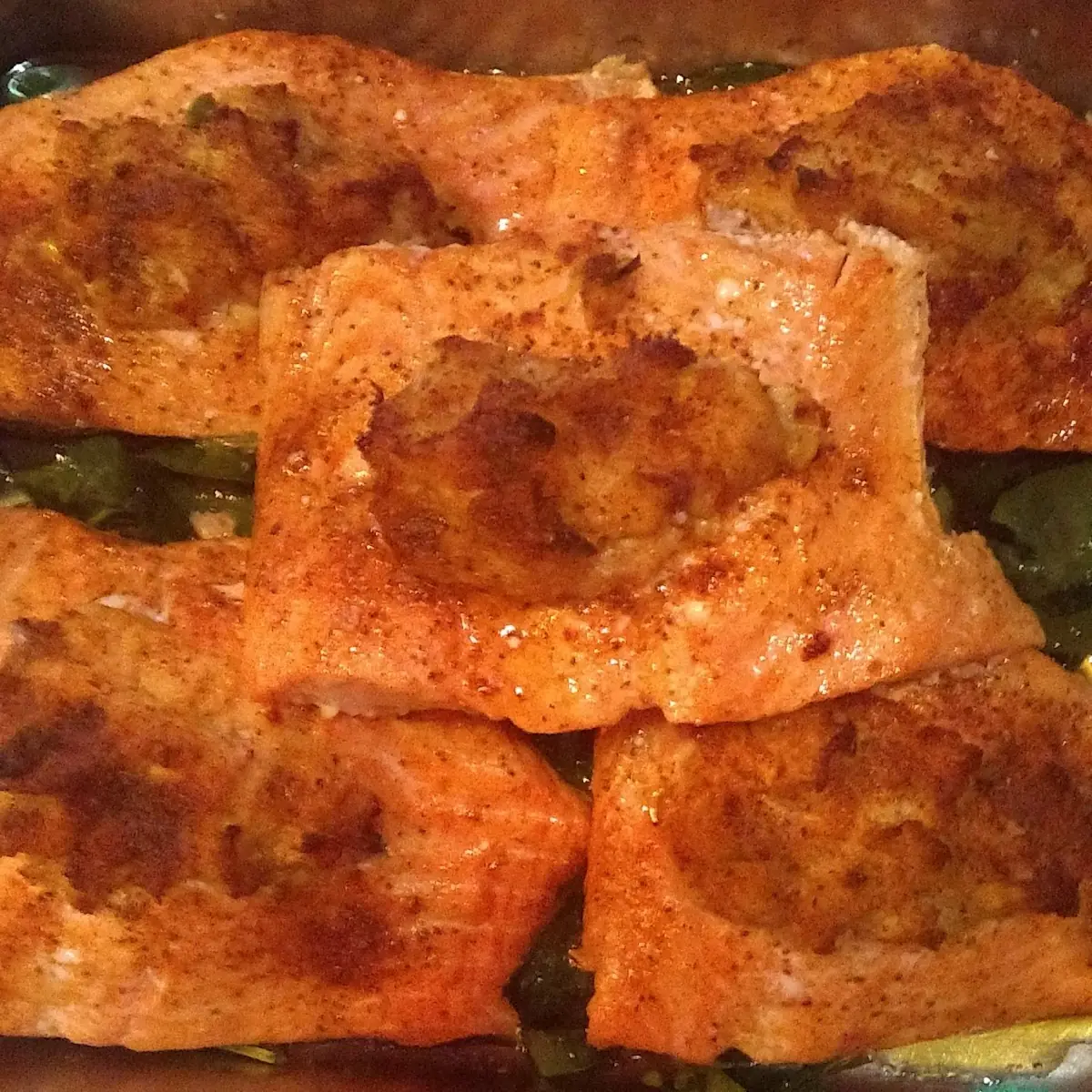 Salmon Stuffed with Crab Meat