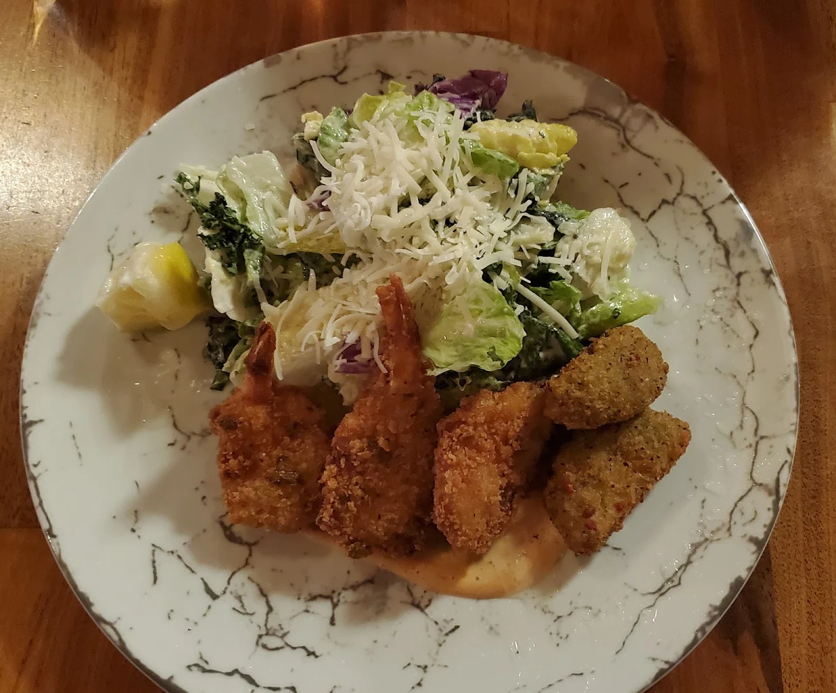 Chicken Karaage Salad, Burnaby Mountain Restaurant