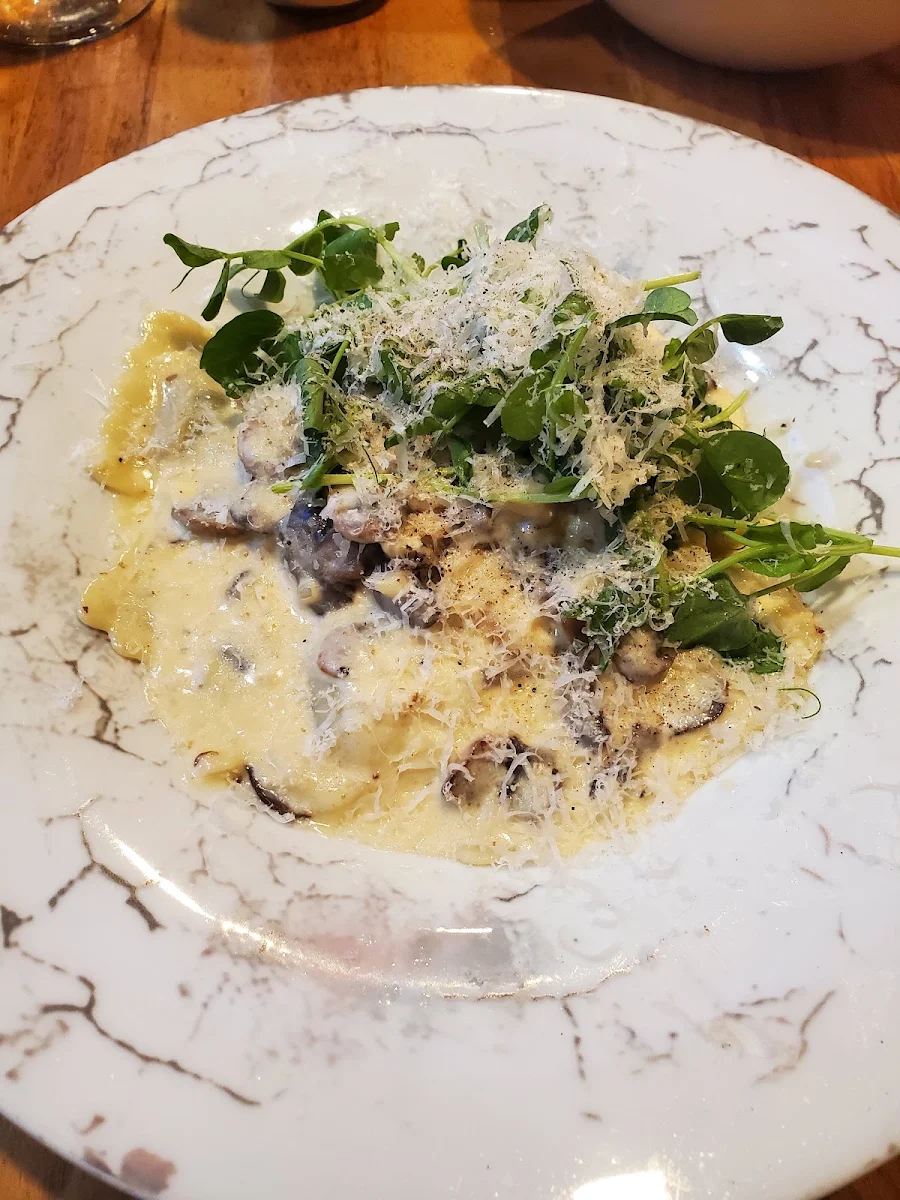 Mushroom Ravioli, Burnaby Mountain Restaurant