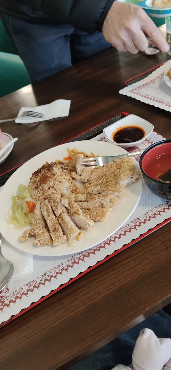 Fried Chichen with Rice, Formosa Cafe