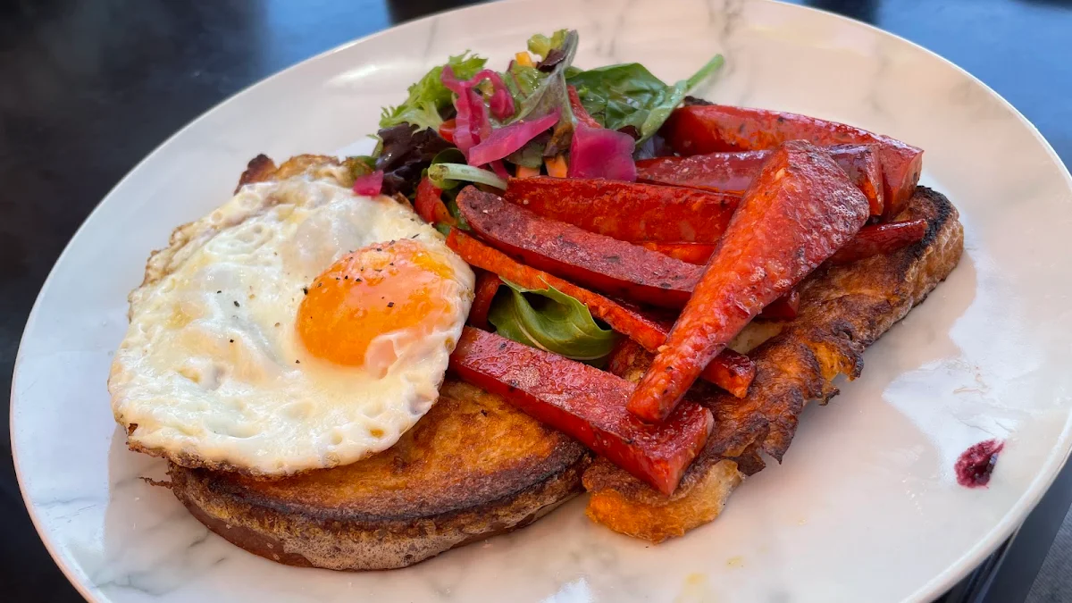 Chorizo French Toast, Ardross Street Cafe