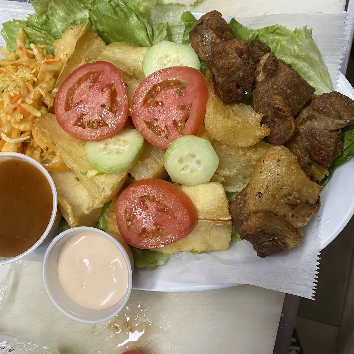 Yuca Con Chicharrón Fried Yuca & Pork