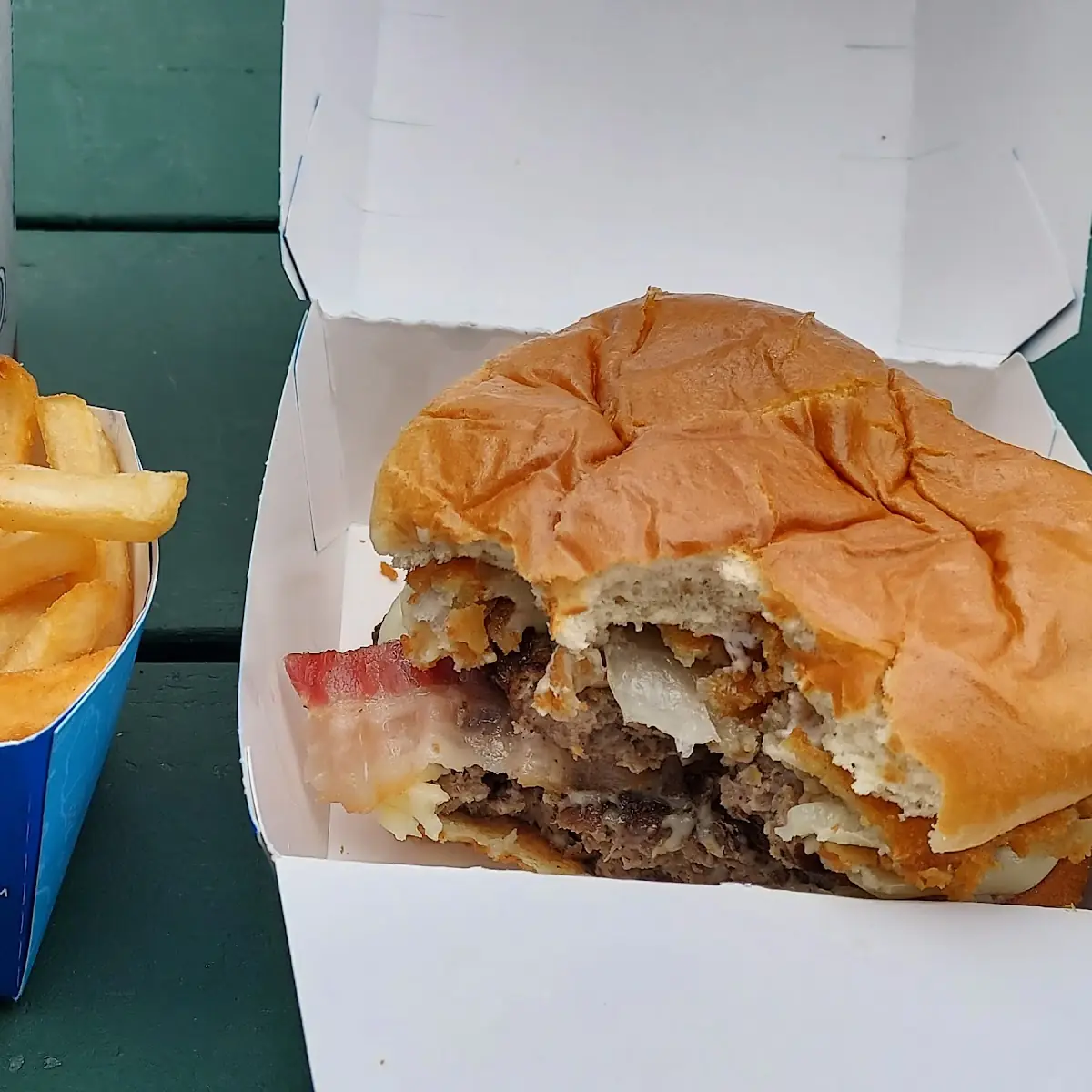 Backyard Bacon Ranch Burger