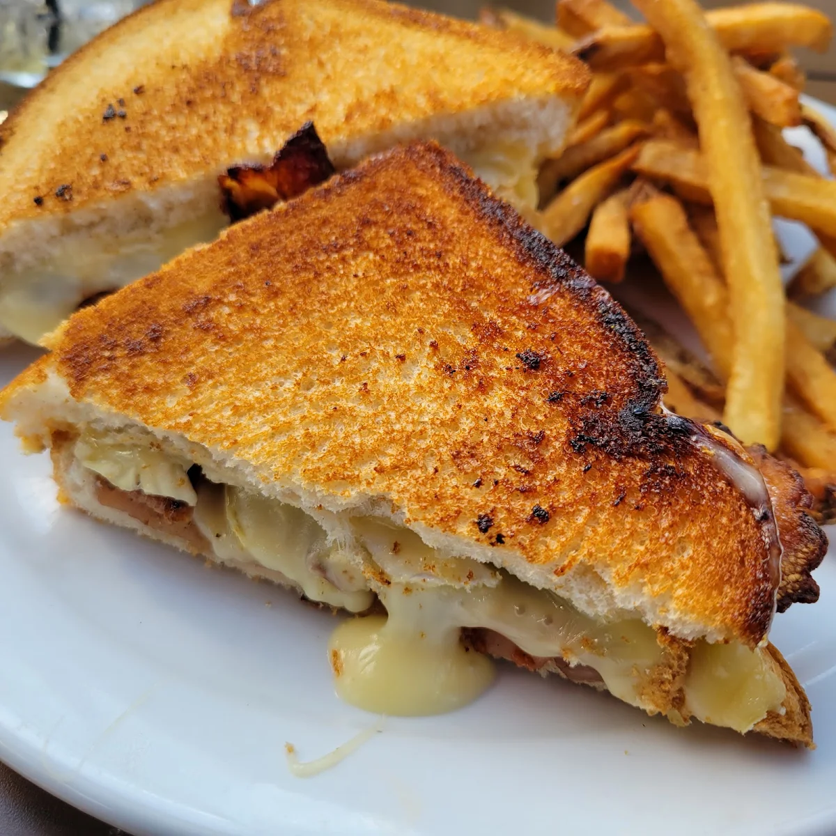 Bacon and Pear Grilled Cheese, Church St. Garage Bar