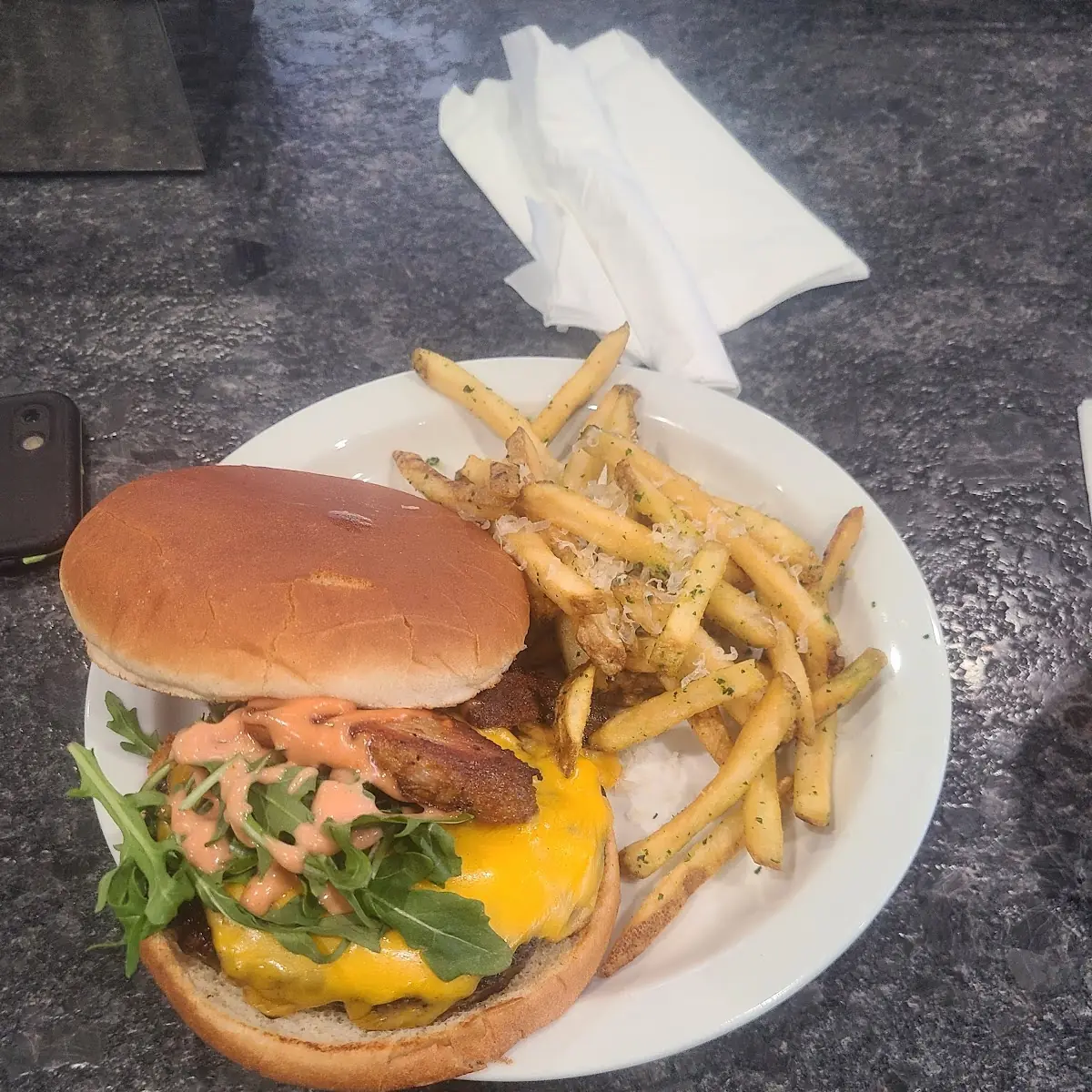 The Cheese Burger with Pork Belly