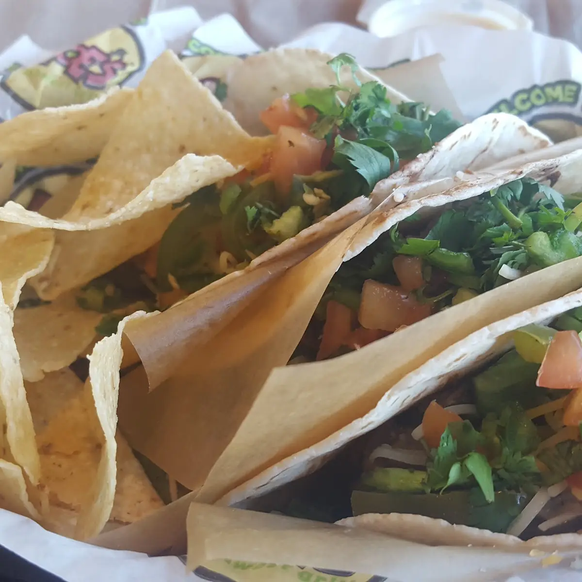 Three Amigos with Chips and Queso