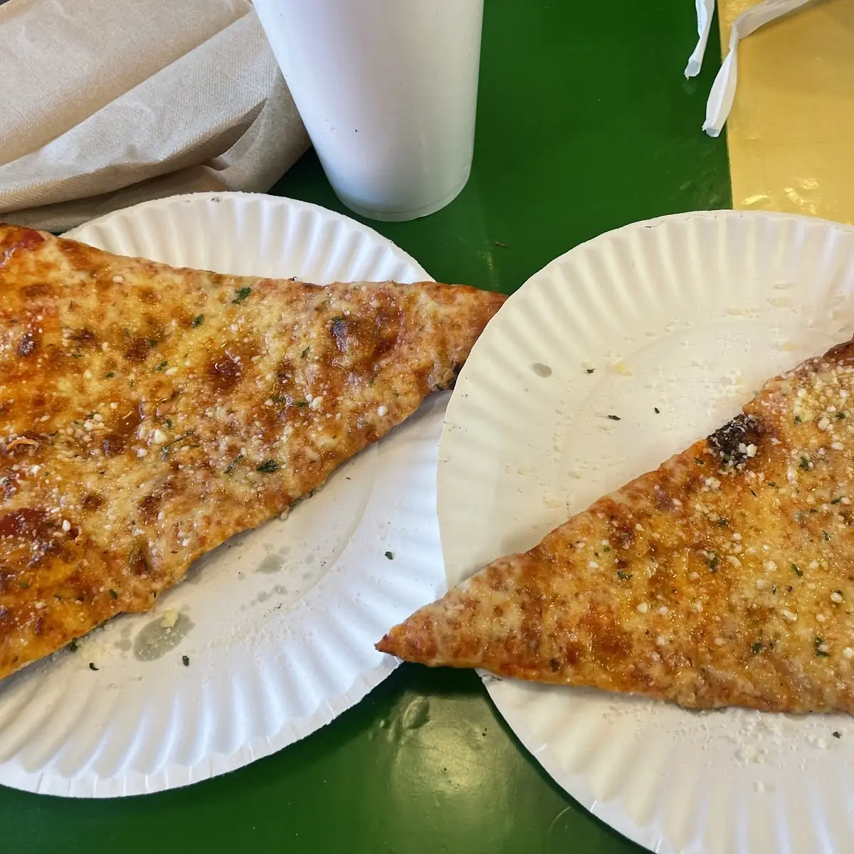 Two Cheese Pizza Slices